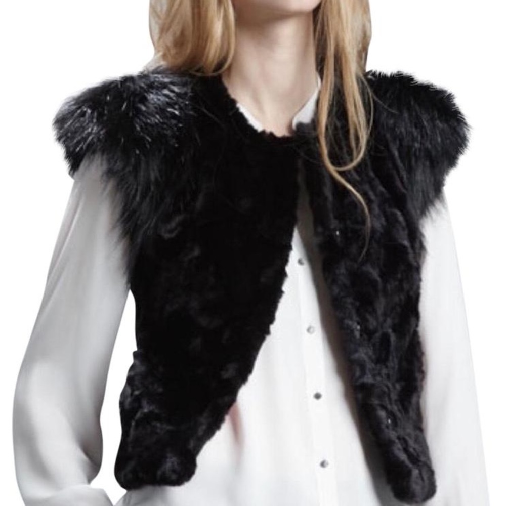 NEW Skaist Taylor Neiman Marcus / Target Fur Vest